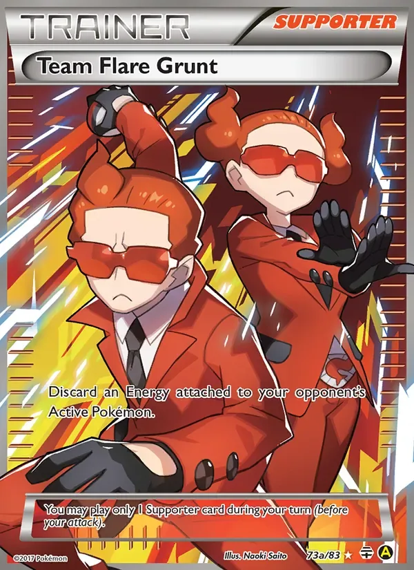 Team Flare Grunt, Generations