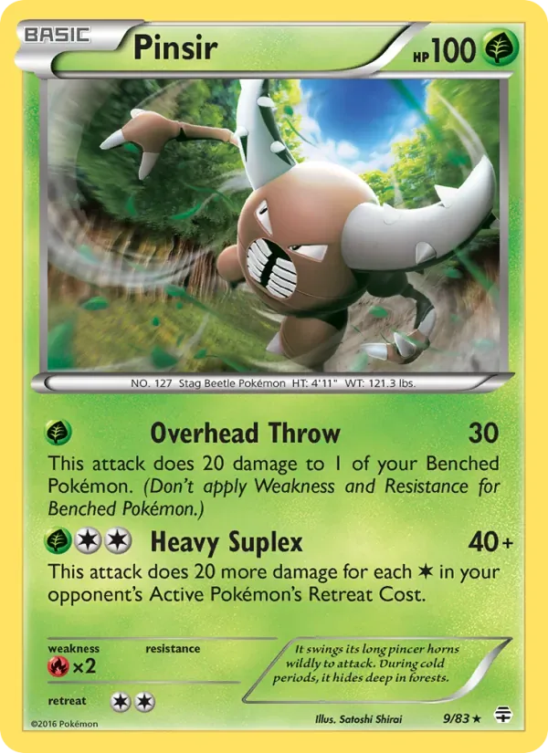 Pinsir, Generations