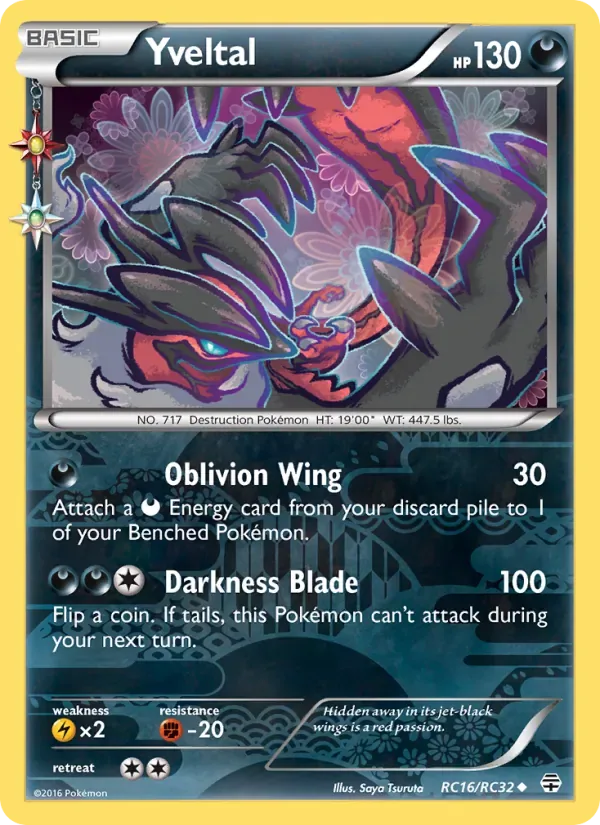 Yveltal, Generations