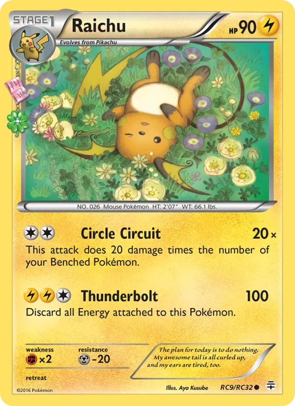 Raichu, Generations