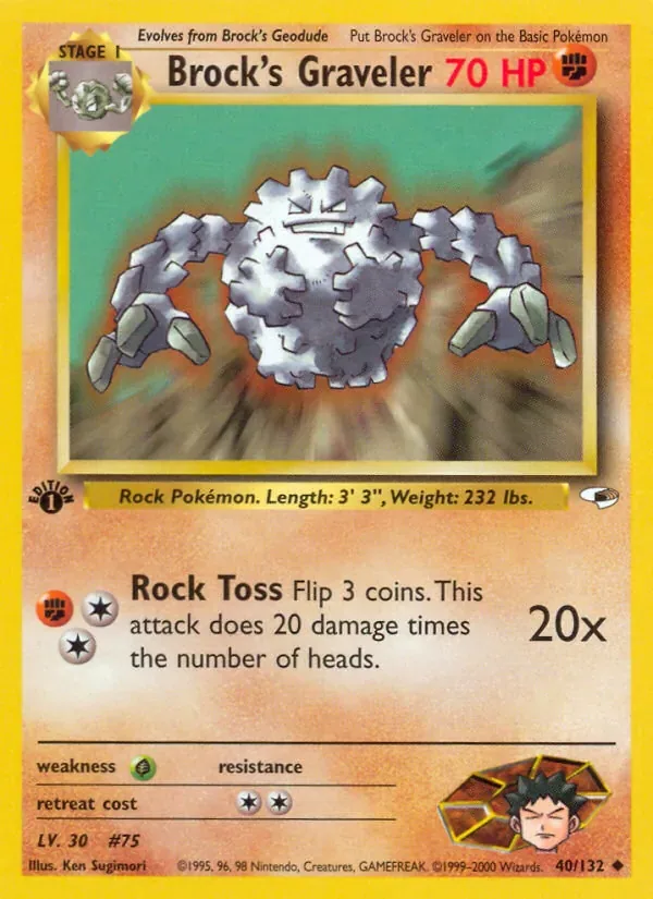 Brock's Graveler, Gym Heroes