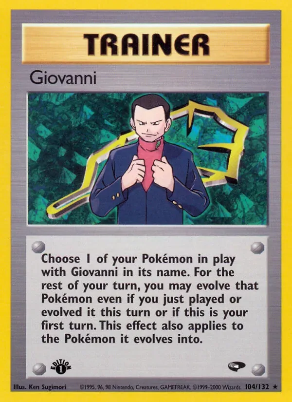 Giovanni, Gym Challenge