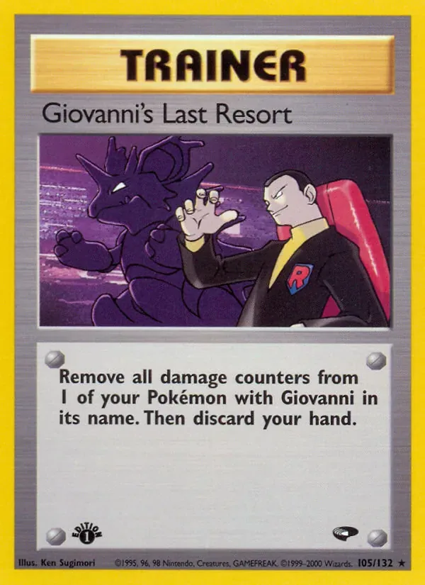 Giovanni's Last Resort, Gym Challenge