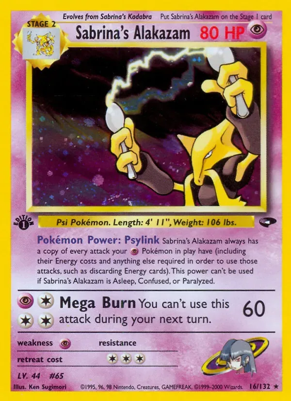 Sabrina's Alakazam, Gym Challenge