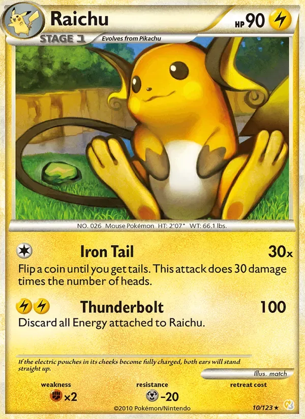 Raichu, HeartGold SoulSilver