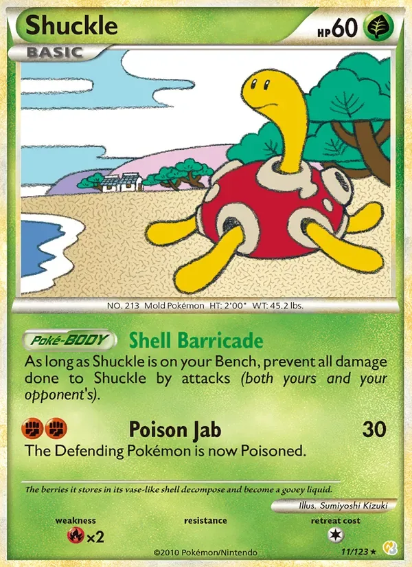 Shuckle, HeartGold SoulSilver