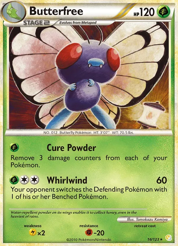 Butterfree, HeartGold SoulSilver
