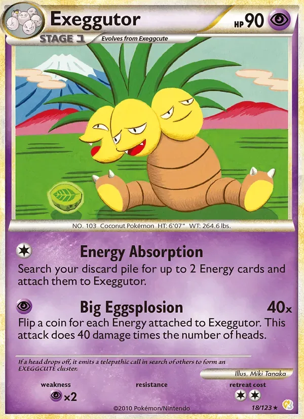 Exeggutor, HeartGold SoulSilver