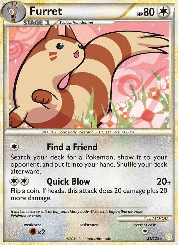 Furret, HeartGold SoulSilver