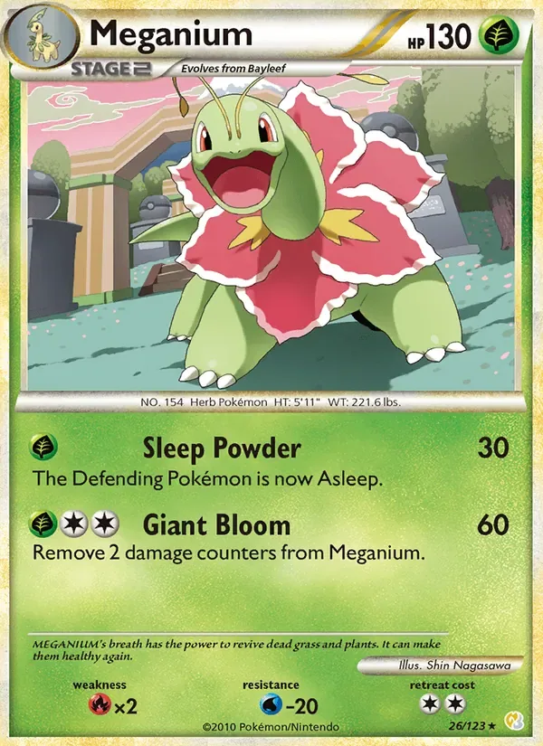 Meganium, HeartGold SoulSilver