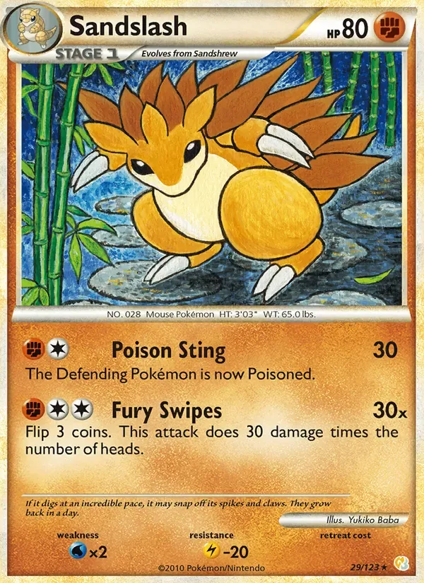 Sandslash, HeartGold SoulSilver