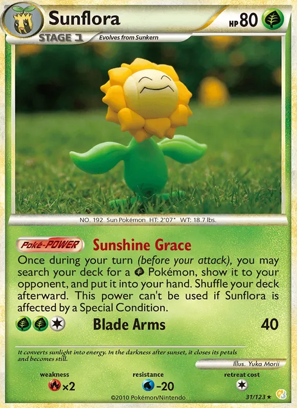 Sunflora, HeartGold SoulSilver