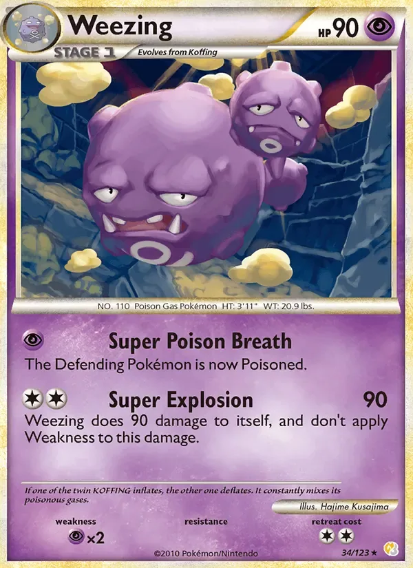 Weezing, HeartGold SoulSilver
