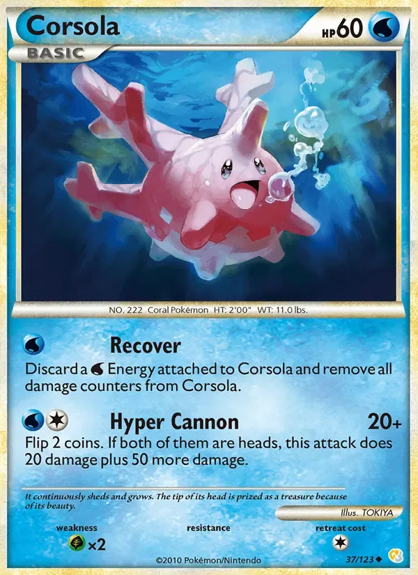 Corsola, HeartGold SoulSilver