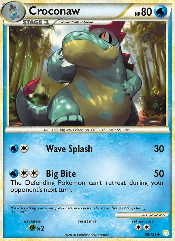 Croconaw, HeartGold SoulSilver