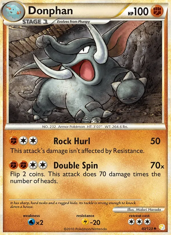 Donphan, HeartGold SoulSilver