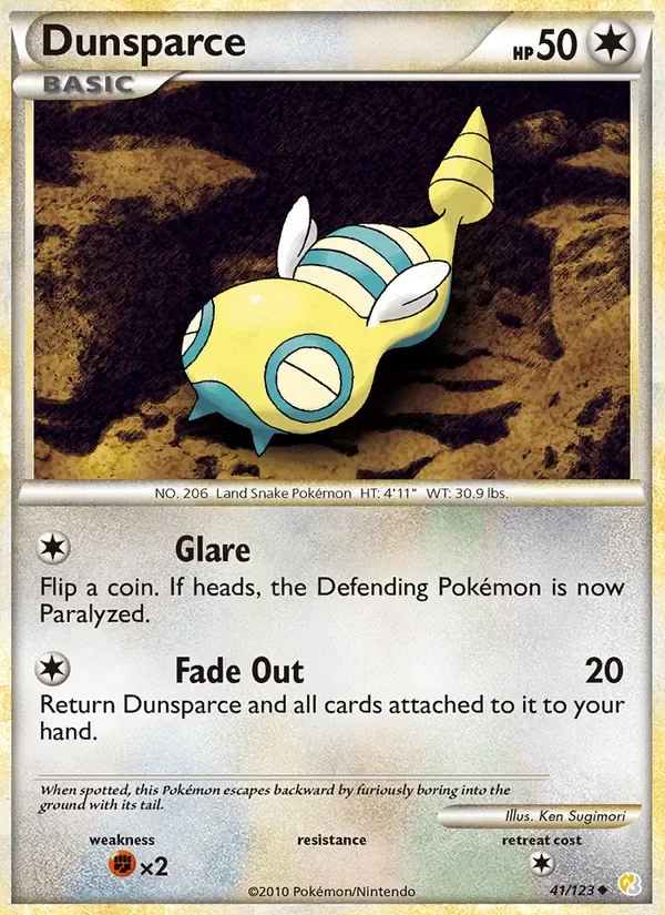 Dunsparce, HeartGold SoulSilver