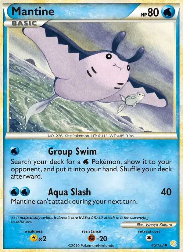 Mantine, HeartGold SoulSilver