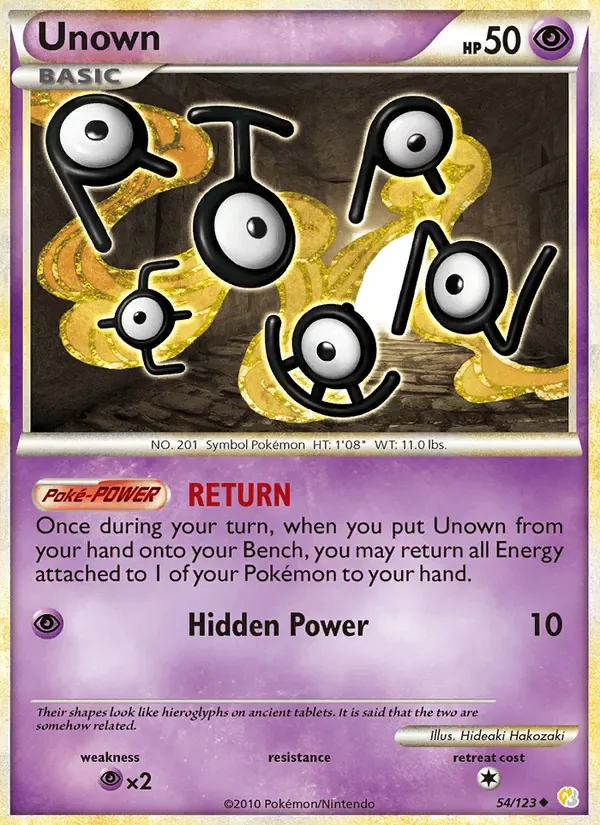 Unown, HeartGold SoulSilver