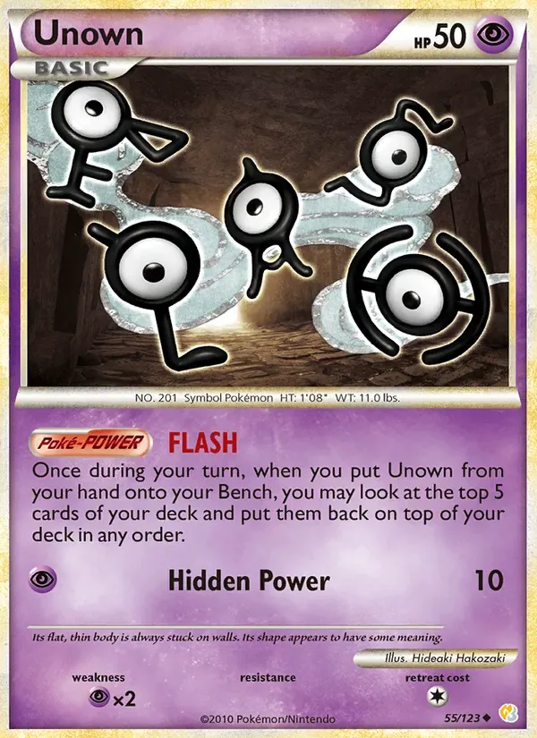 Unown, HeartGold SoulSilver