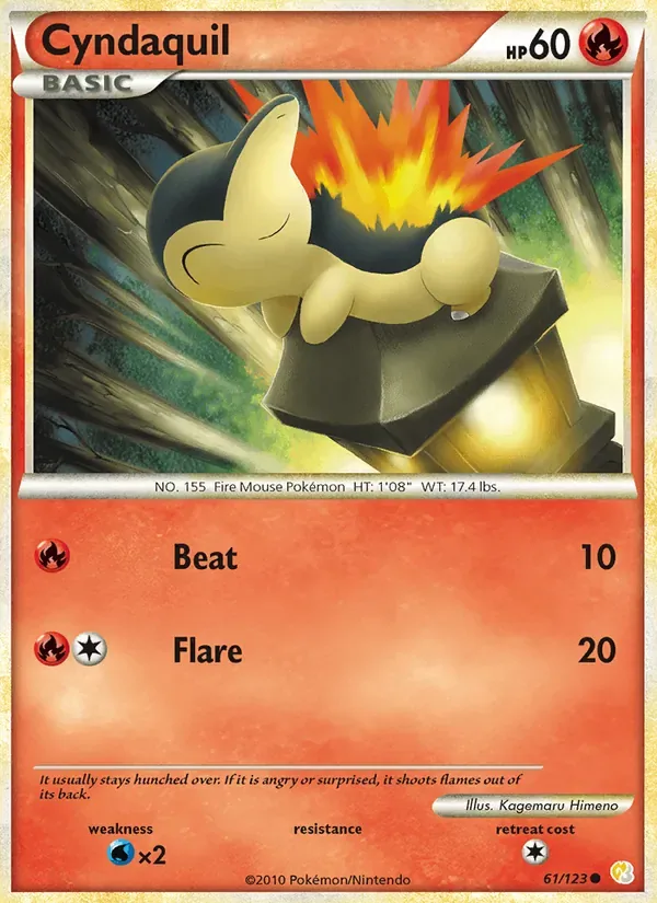 Cyndaquil, HeartGold SoulSilver