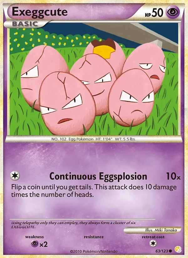 Exeggcute, HeartGold SoulSilver