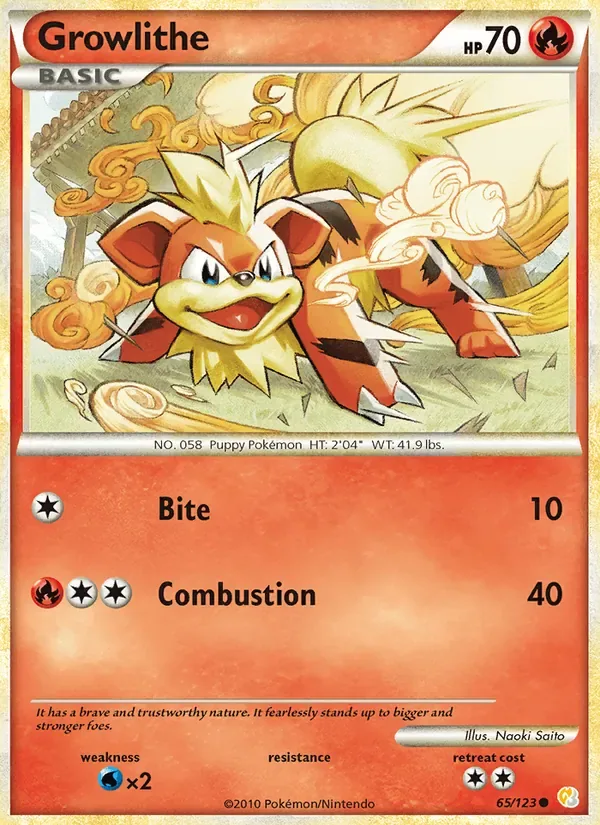 Growlithe, HeartGold SoulSilver