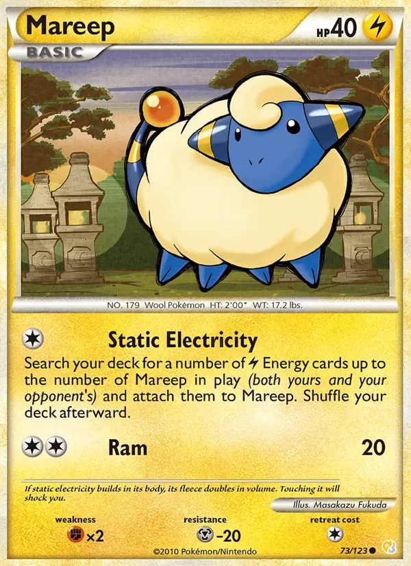 Mareep, HeartGold SoulSilver