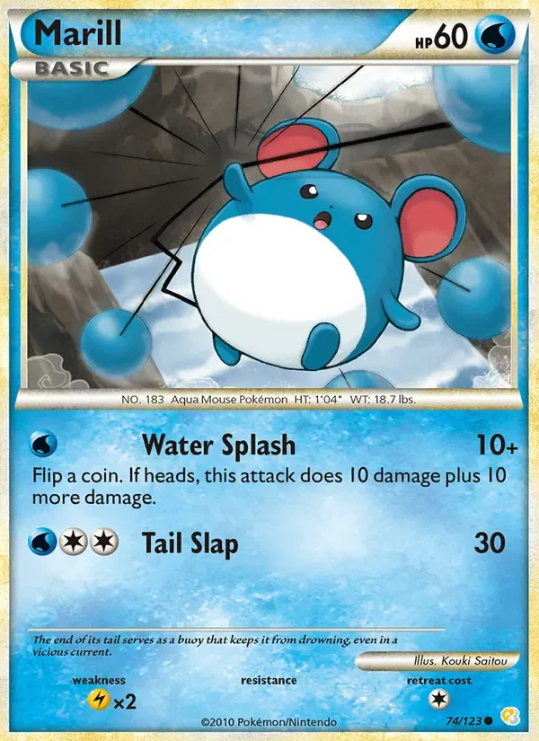 Marill, HeartGold SoulSilver