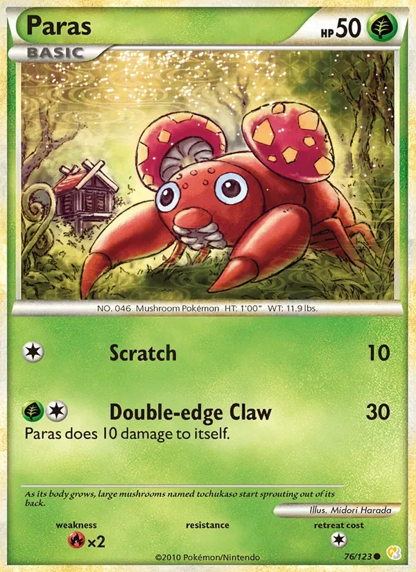 Paras, HeartGold SoulSilver