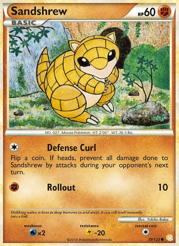 Sandshrew, HeartGold SoulSilver