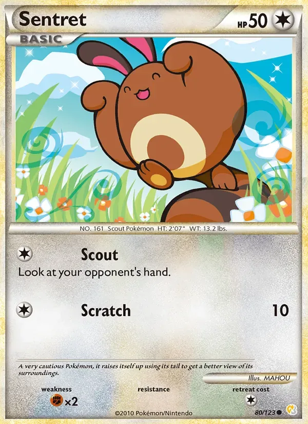 Sentret, HeartGold SoulSilver