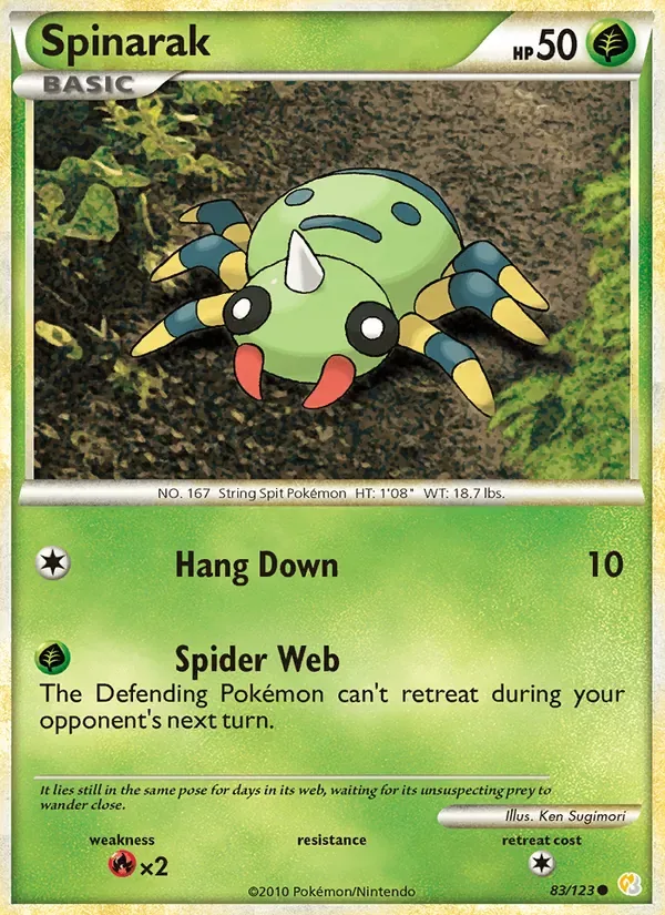 Spinarak, HeartGold SoulSilver