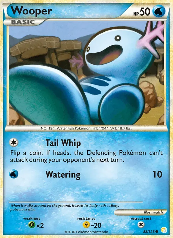 Wooper, HeartGold SoulSilver