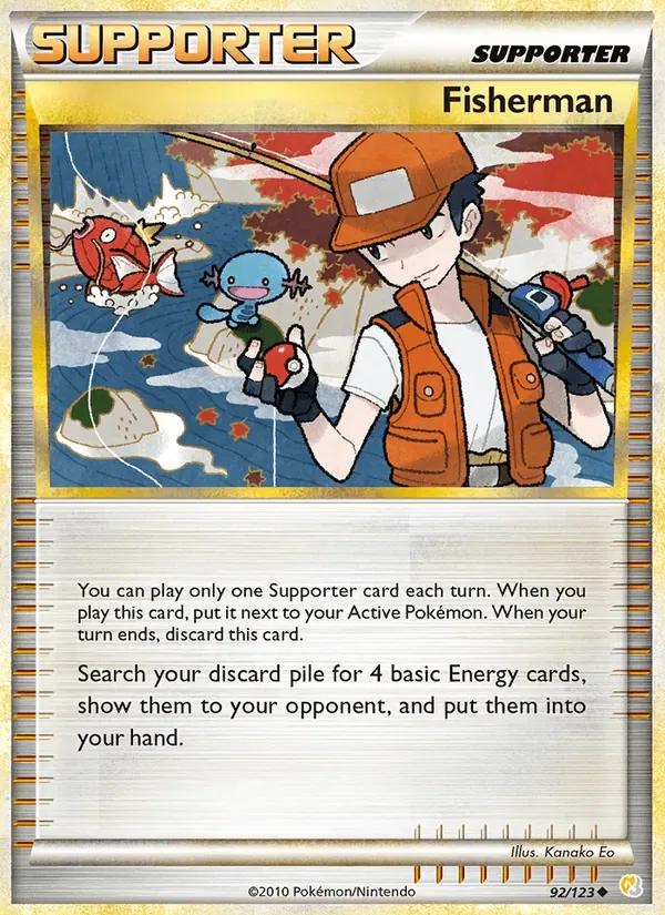 Fisherman, HeartGold SoulSilver