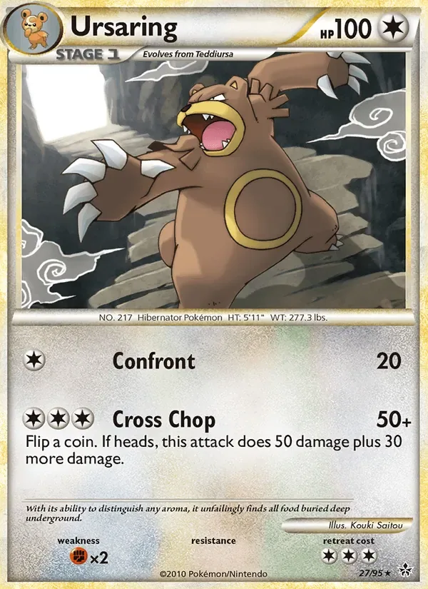 Ursaring, Unleashed