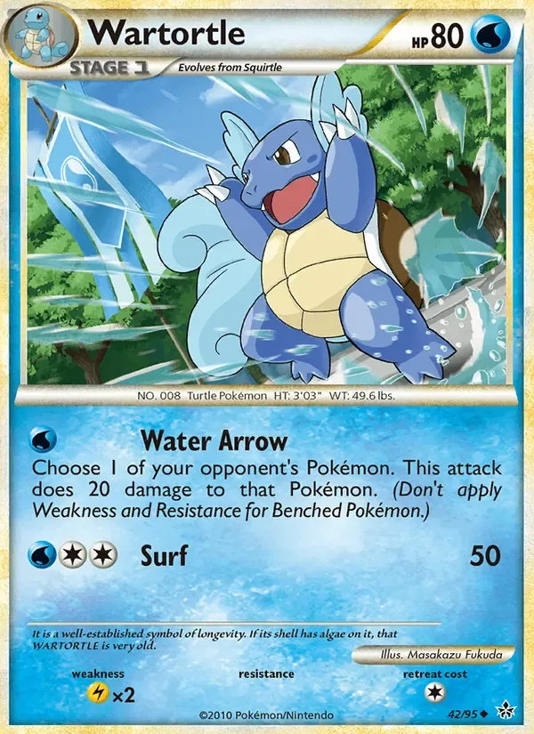 Wartortle, Unleashed