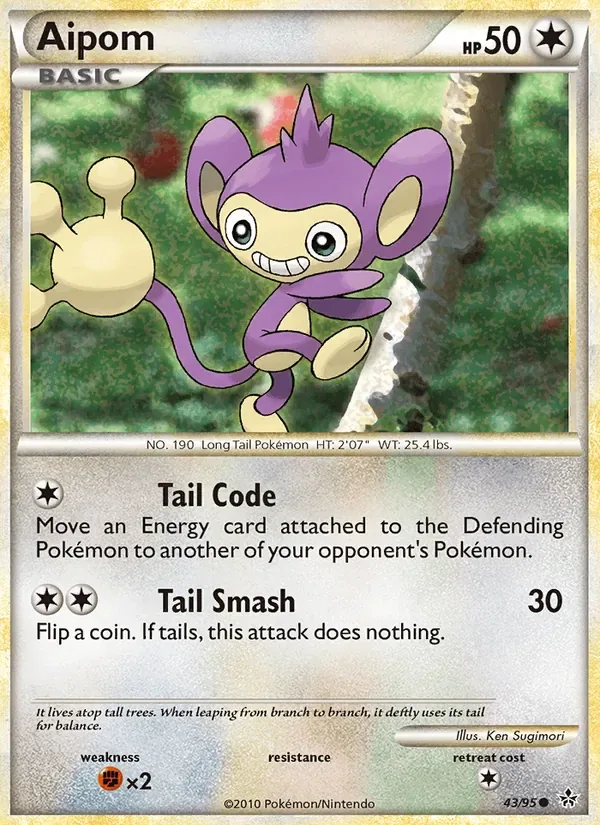 Aipom, Unleashed