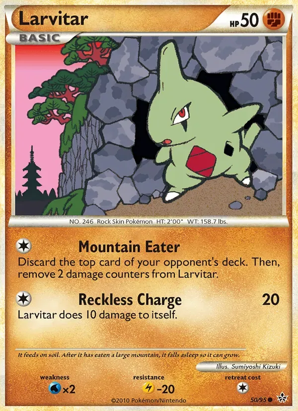 Larvitar, Unleashed