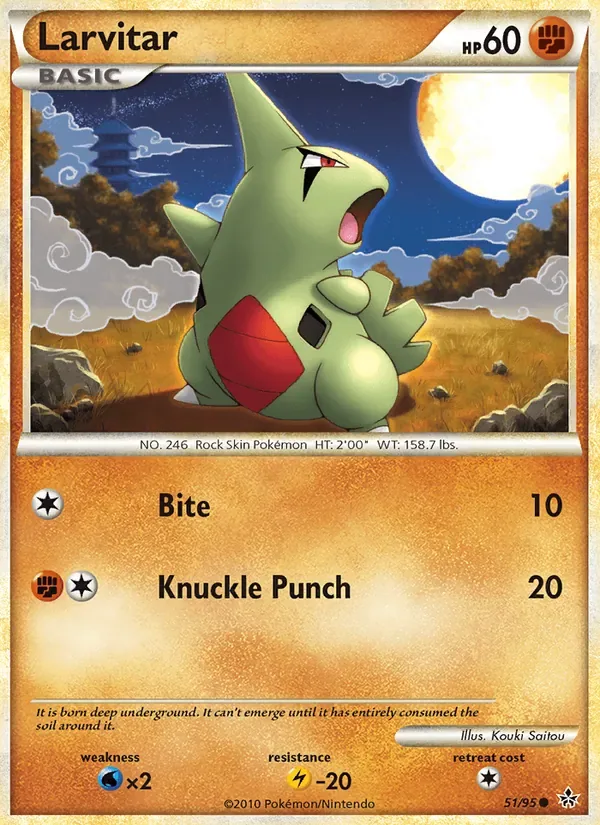 Larvitar, Unleashed