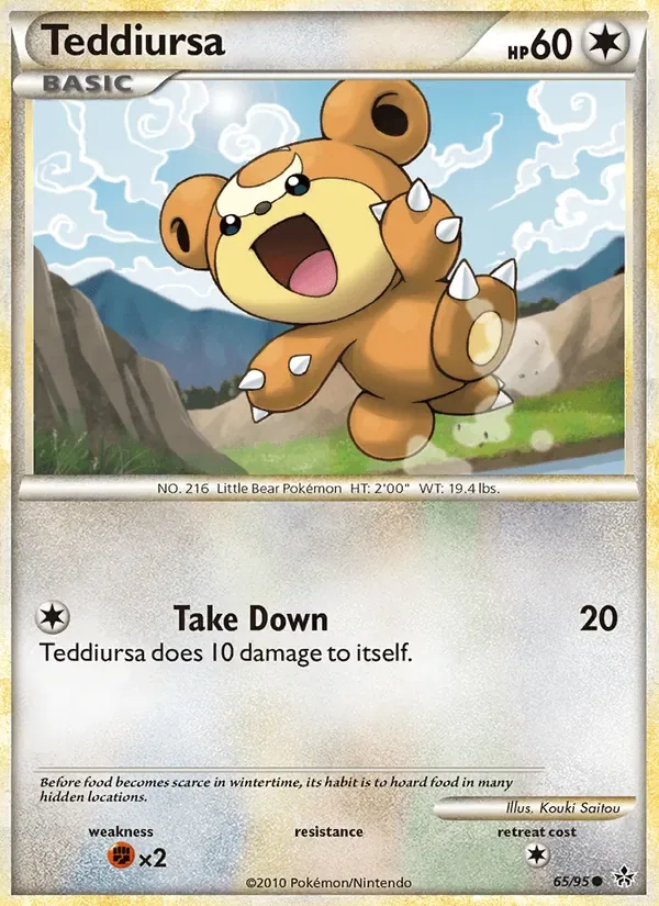 Teddiursa, Unleashed