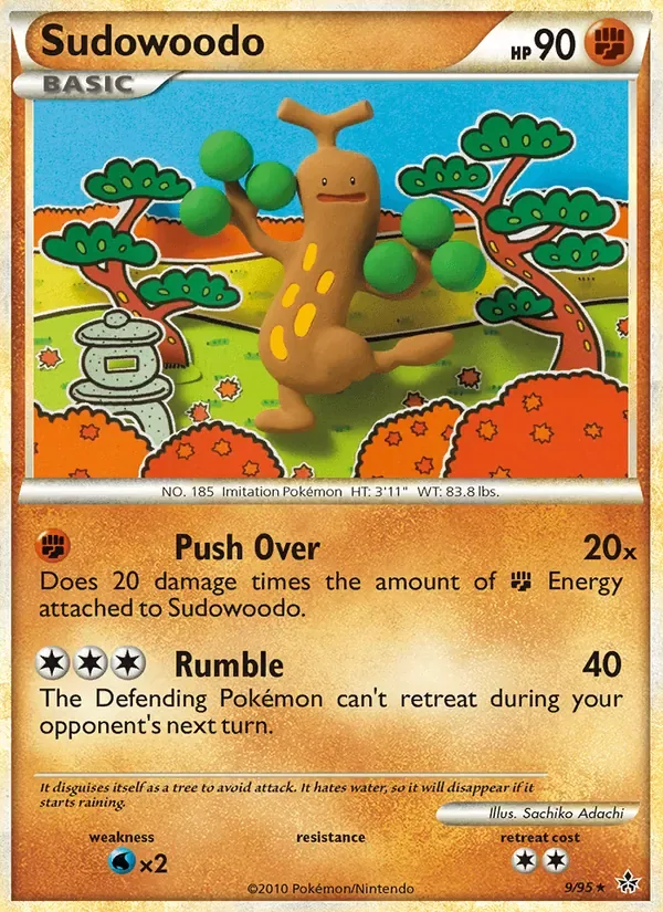 Sudowoodo, Unleashed