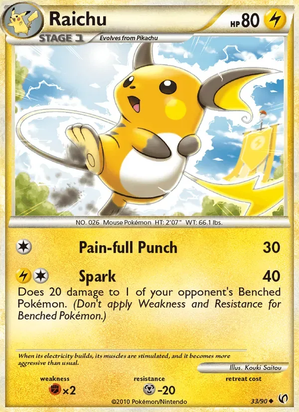 Raichu, Undaunted