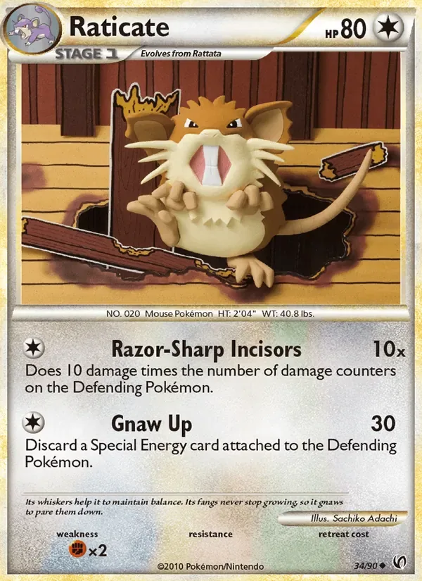 Raticate, Undaunted