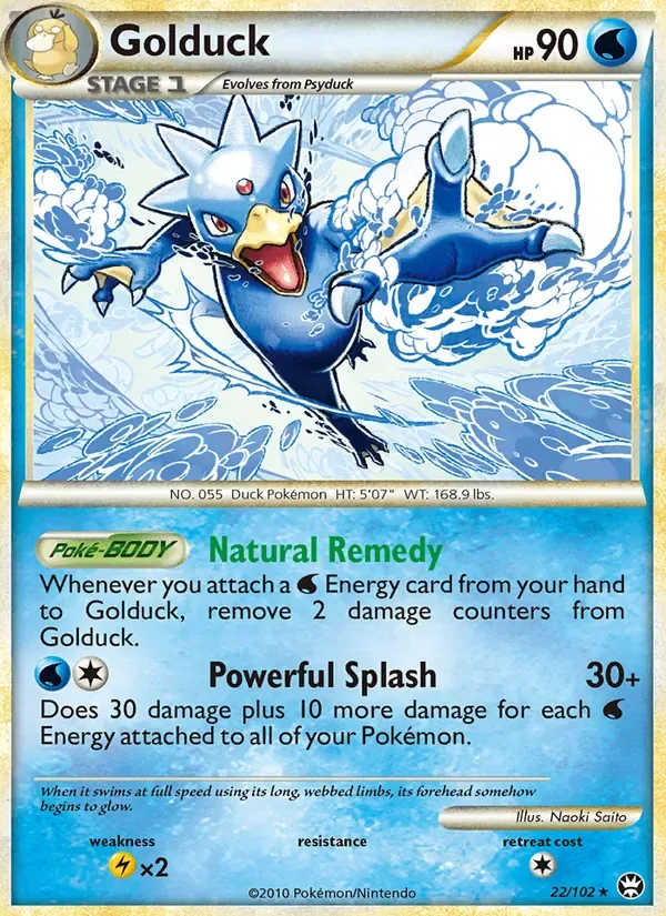 Golduck, Triumphant