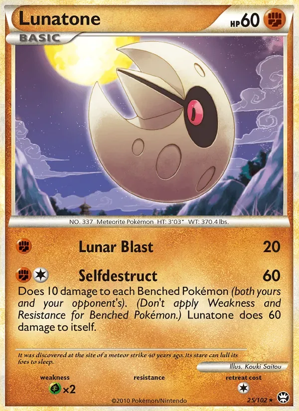 Lunatone, Triumphant