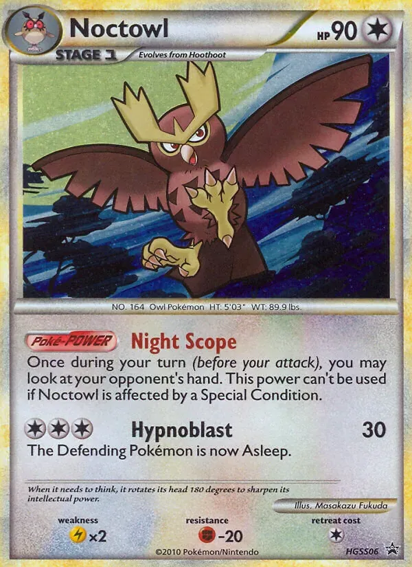 Noctowl, HGSS Black Star Promos