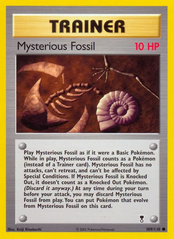 Mysterious Fossil, Legendary Collection