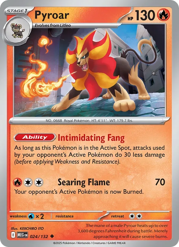 Pyroar, Mega Evolution