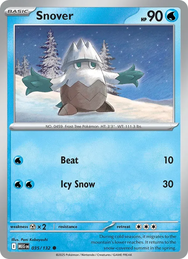 Snover, Mega Evolution